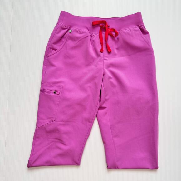 FIGS Zamora Jogger Scrub Pants Pink Cloud Women’s XS Rare Retired Limited - Picture 5 of 16